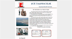 Desktop Screenshot of ecetasimacilik.com